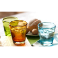 Haonai hot sale clear short glass cup